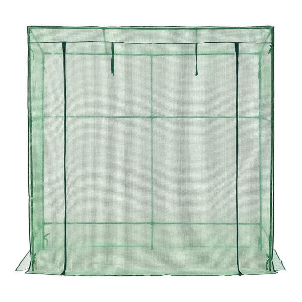 Szklarnia Vlaardingen 198x78x200cm Zielona [en.casa]