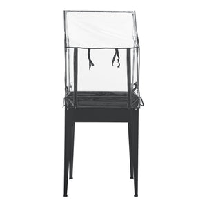 Grządka podwyższona ze szklarnią Katwijk 60x60x152cm stal antracyt [en.casa]