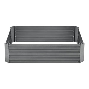 Grządka Roermond 120x90x30cm Stal Antracyt [en.casa]