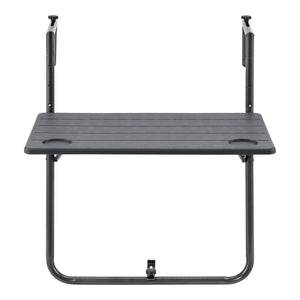 Stolik wiszący Badolato 83,5x60x60 cm kwadratowy ciemnoszary [en.casa]