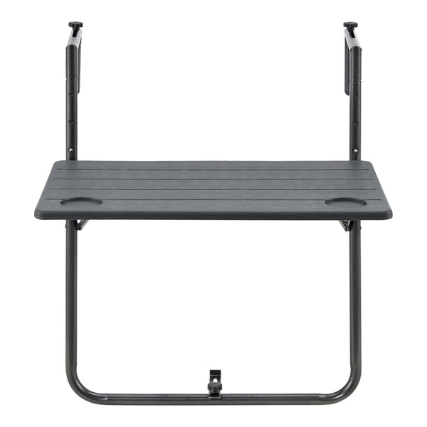 Stolik wiszący Badolato 83,5x60x60 cm kwadratowy ciemnoszary [en.casa]