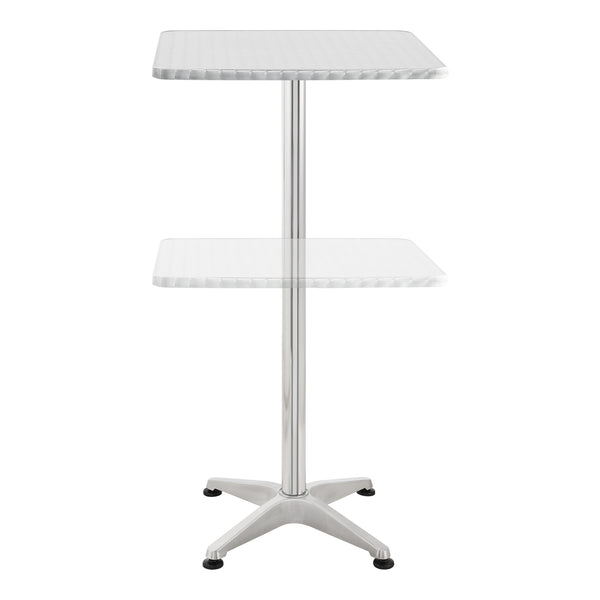 Stolik barowy i bistro Järpen kwadratowy z regulacją wysokości [en.casa]