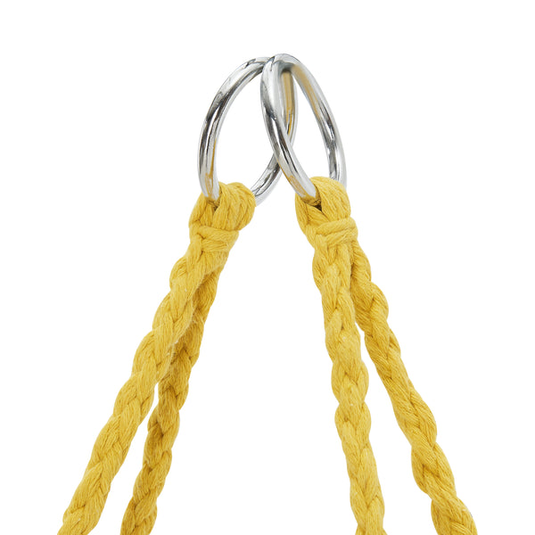 Fotel wiszący Jaina max. 120 kg żółty [en.casa]