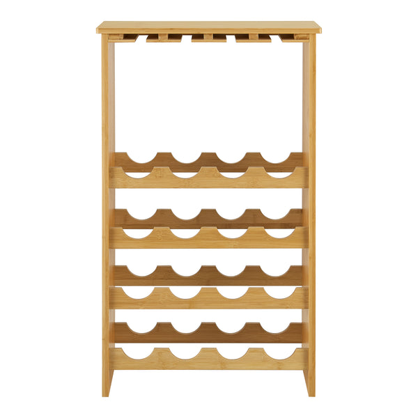 Bambusowy stojak na wino Fetlar 848 x 50 x 24 cm [en.casa]