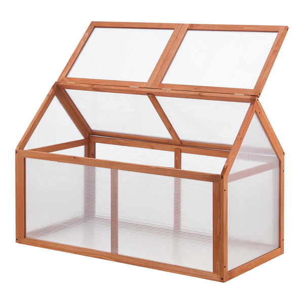 Zimna rama Duiven 100 x 55 cm drewno sosnowe [casa.pro]
