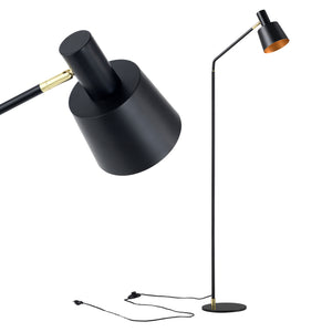 Lampa stojąca Bristol regulowana Czarna [lux.pro]