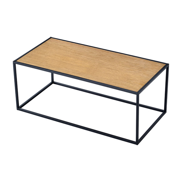 Stolik kawowy Vännäs 100 x 50 x 40 cm w wyglądzie drewna [en.casa]