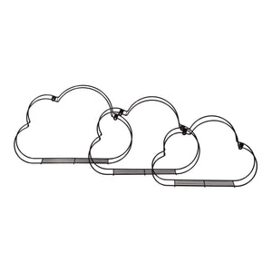 Zestaw półek ściennych Tønder w zestawie 3 [en.casa]