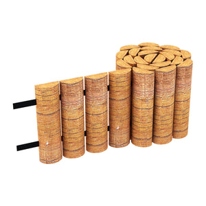 Palisada Rotta 150x20 cm Nature [en.casa]