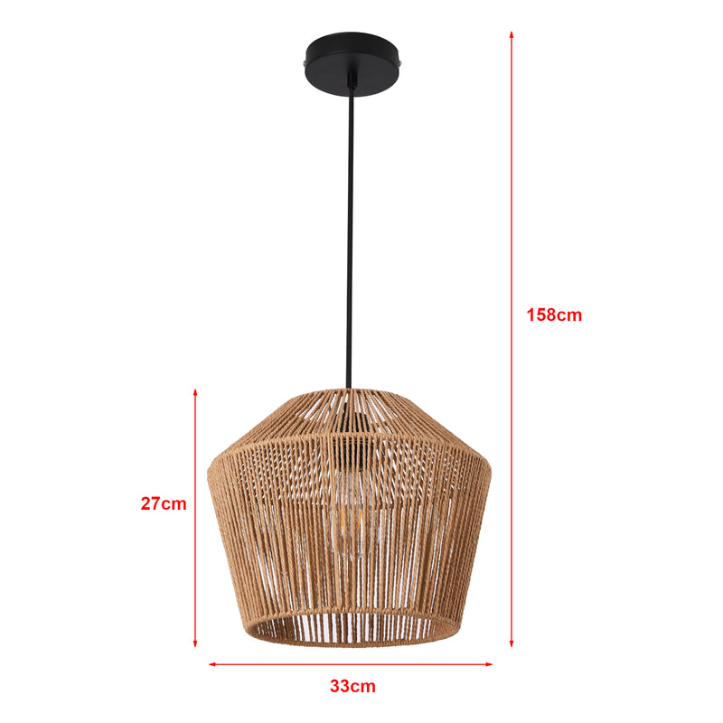 Szkic wymiarowy Lampa wisząca Sela [lux.pro]