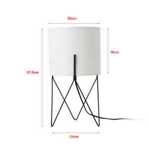 Lampa stołowa Slough biała [lux.pro]