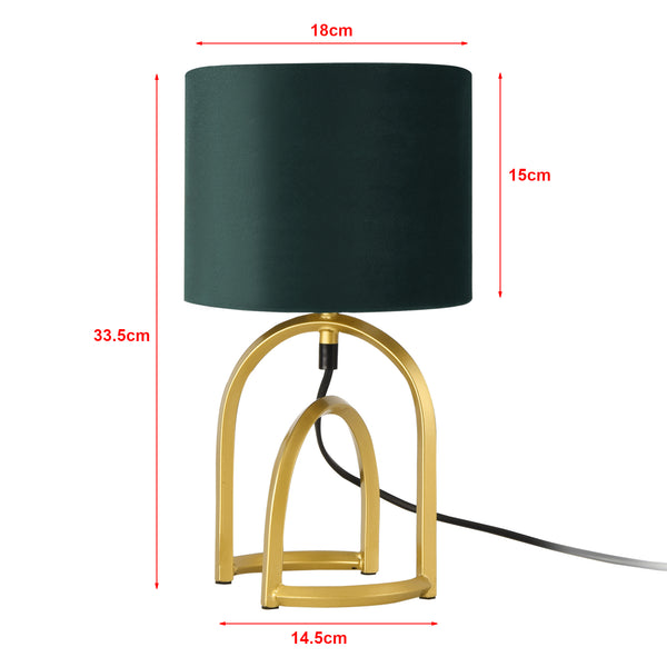 Lampa stołowa Smethwick ciemnozielona [lux.pro]