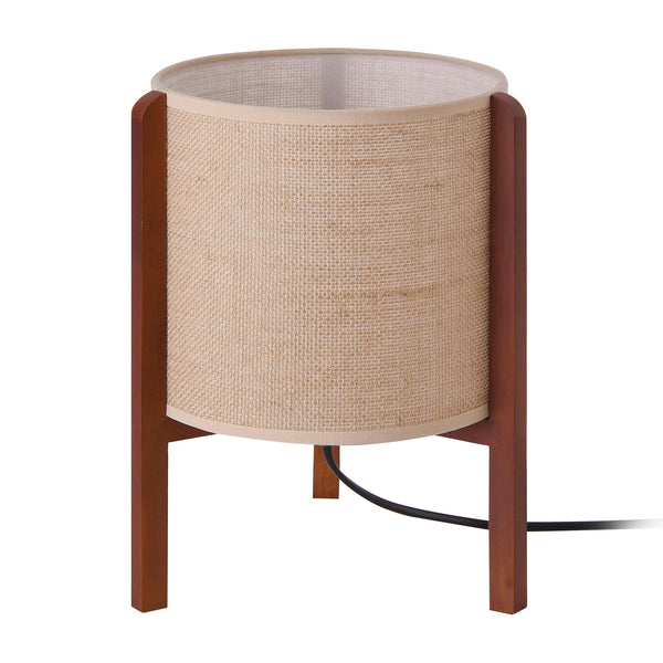 Lampa stołowa Solihull beż/brąz [lux.pro]