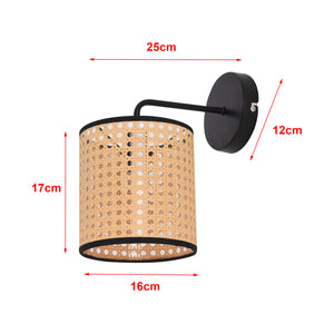 Wandleuchte Southend Rattan-Optik [lux.pro]