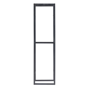 Ulvila stojak na drewno opałowe z półką 45x30x170cm [en.casa]