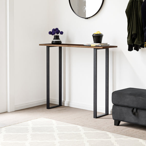 Stelaż stołu Kauniainen zestaw 2 szt. stal 87x27 cm [en.casa]