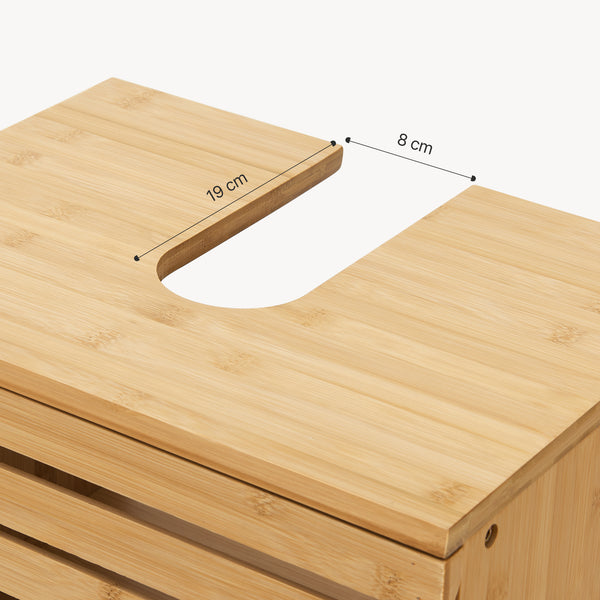 Szafka podumywalkowa Iveland 60x40x30cm bambus [en.casa]