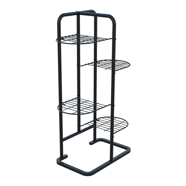 Stojak na kwiaty Pedersöre 83x52x25cm czarny [en.casa]