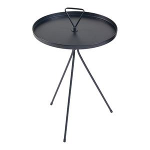 Stolik boczny Odal metal czarny [en.casa]