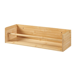 Półka ścienna 2 w 1 Flå bambus [en.casa]