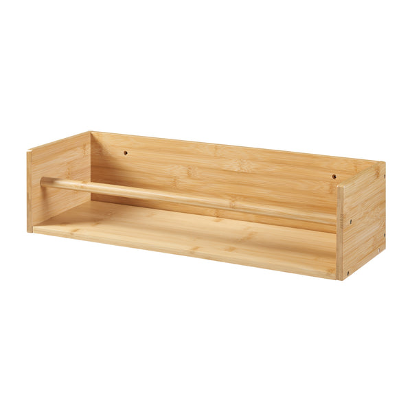 Półka ścienna 2 w 1 Flå bambus [en.casa]