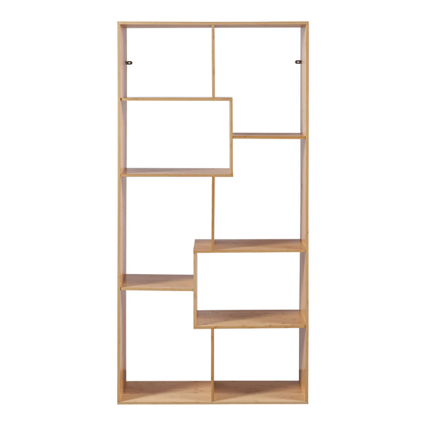 Półka na książki Hå Bamboo 160x80x30cm Nature [en.casa]