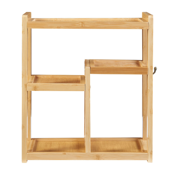 Półka łazienkowa Höör 42x37x17 cm bambus [en.casa]