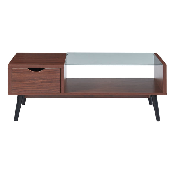 Stolik kawowy Markaryd w optyce orzecha włoskiego [en.casa]