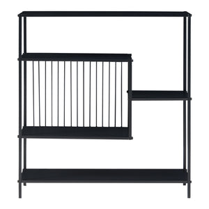 Stolik konsola Beesel 655x60x20 cm czarny [en.casa]