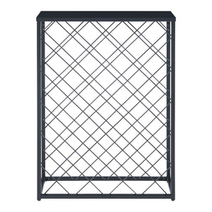 Stojak na wino Taivassalo na 25 butelek czarny [en.casa]