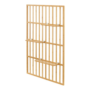 Półka ścienna Røst 120x80x13cm bambus [en.casa]