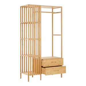 Wieszak na płaszcze Varanger 185x100x45 cm bambus [en.casa]