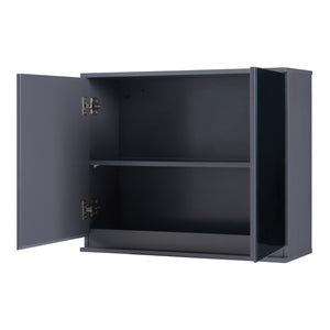 Szafka z lustrem Overath 60x20x50 cm szara [en.casa]