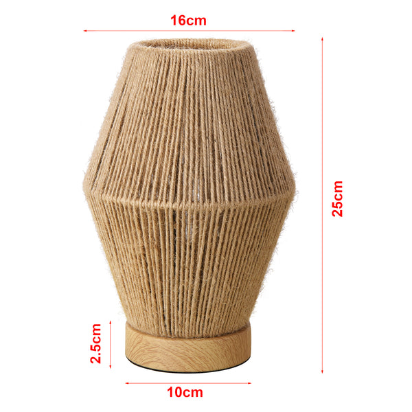 Lampa stołowa Arundel 1xE27 wood look/nature [lux.pro]