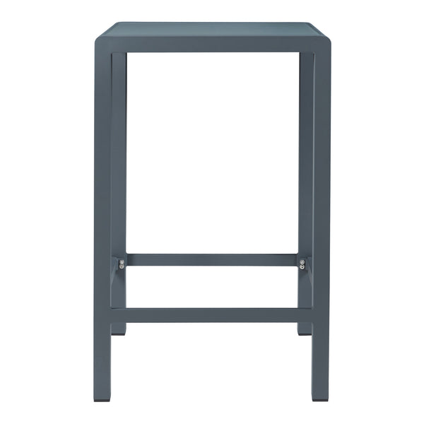 Zewnętrzny stolik barowy Avise aluminium szkło antracyt [casa.pro]