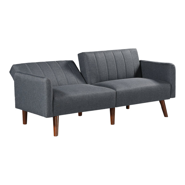 Malå sofa rozkładana 175x70x72 cm szara [en.casa]