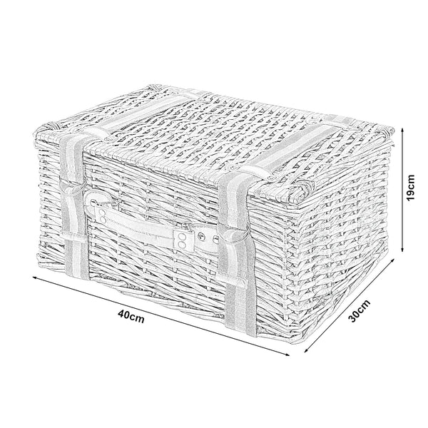 Kosz piknikowy Bisceglie dla 2 osób w komplecie [casa.pro]