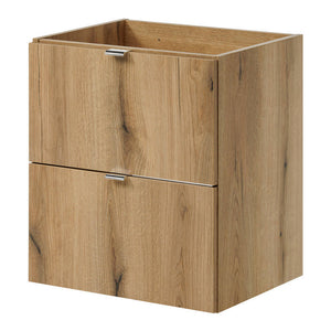 Skelbolu umywalka 50x57x39 cm lustro LED wygląd dąb [en.casa]