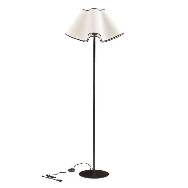 Lampa podłogowa Ashton 153cm czarny/biały [lux.pro]