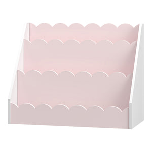 Półka dziecięca Vestnes 48x61x30 cm Cotton Candy/Biała [en.casa]