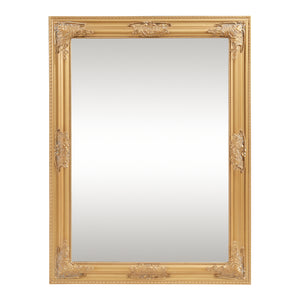 Lustro ścienne Punkalaidun w stylu barokowym 80x60 cm kolor złoty [en.casa]