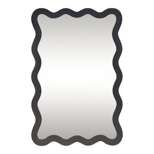 Lustro ścienne Koster 90x60 cm czarne [en.casa]