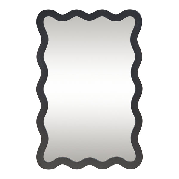 Lustro ścienne Koster 90x60 cm czarne [en.casa]