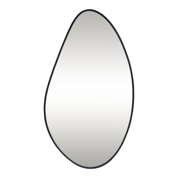 Lustro ścienne Orland 82x46 cm czarne [en.casa]