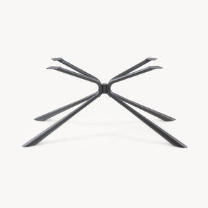 Stalowa rama stołu Havosanlurg 160x70x72 cm czarna [en.casa]