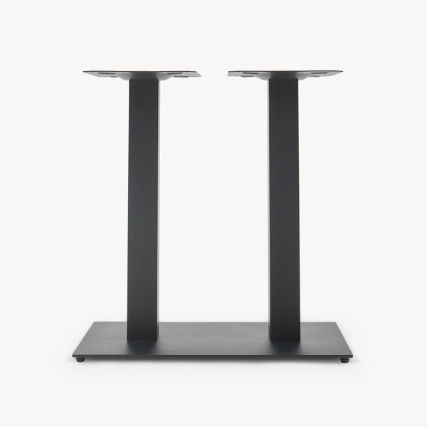Rama stołu Vadejord stal 70x40x73 cm czarny [en.casa]