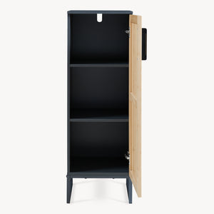 Szafka łazienkowa Svanes 90x30x30 cm Ciemnoszary/Naturalny [en.casa]