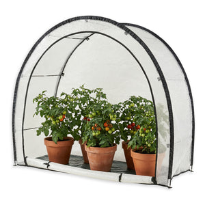 Szklarnia foliowa na pomidory Larshasas 180x80x170 cm Przezroczysta [en.casa]