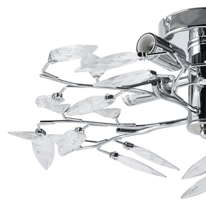 Lampa sufitowa Kira 4x E14 Ø 47,5 x 15 cm chrom/srebrny lux.pro