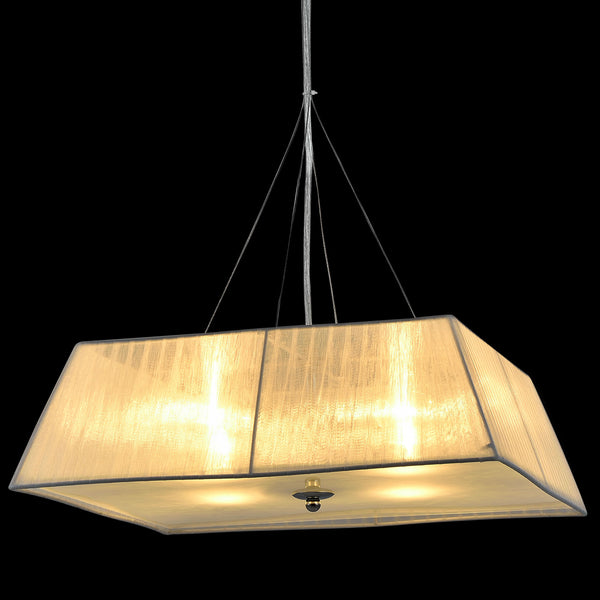 [lux.pro]® Lampa wisząca sufitowa - biała (4 x E14)